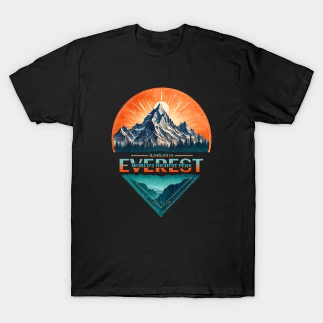 At the top, where the world pauses, Everest whispers inspiration T-Shirt by SuperBeat